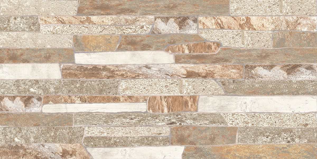 Detalle de la baldosa Aragon Musgo (2)