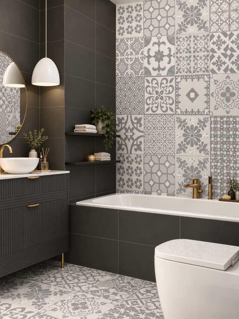 Baño con Ilusion Grey