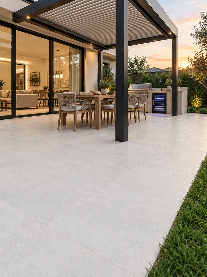 Patio con Santa Marta Gris
