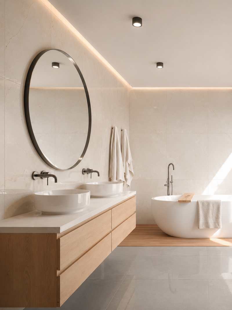 Baño con Livorno Avorio