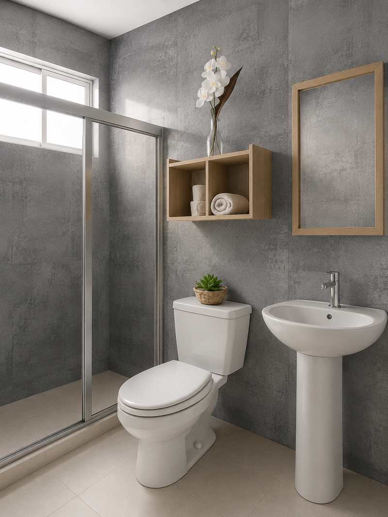 Baño con Ávila Gris Oscuro