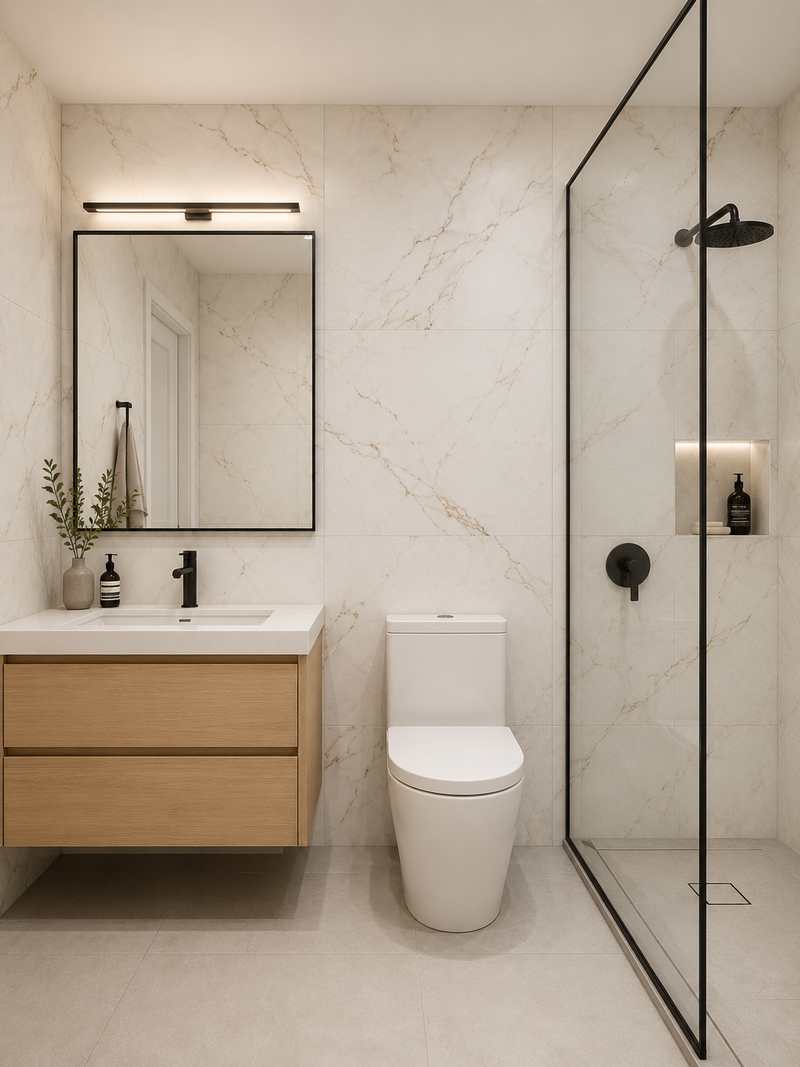 Baño con Galipan Taupe