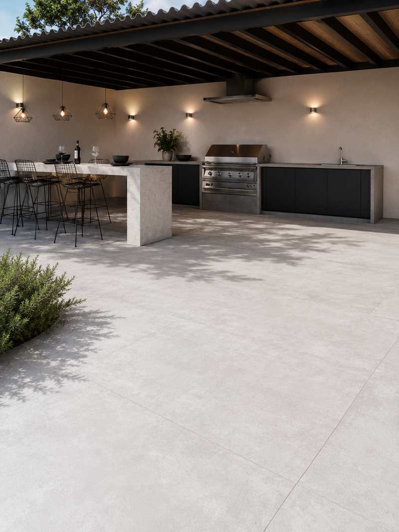 Patio con City Grey