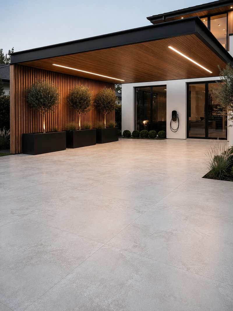 Garage con Mallorca Gris