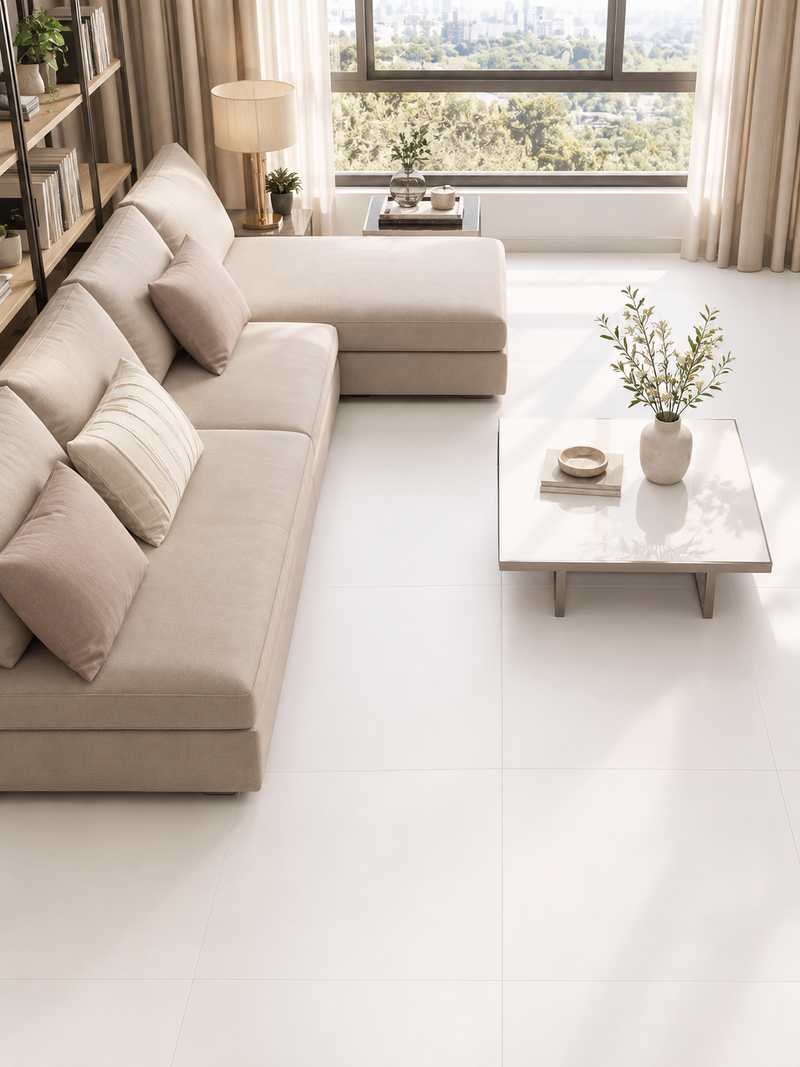 Sala con Blanco Mate