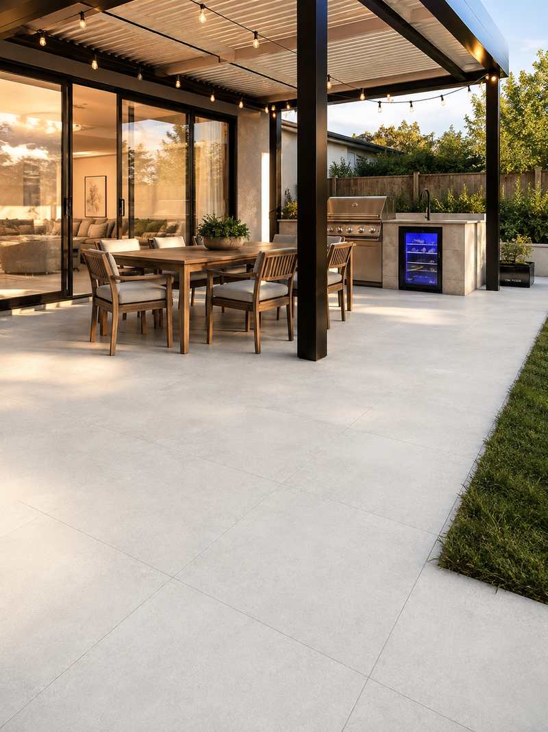 Patio con Santa Marta Gris