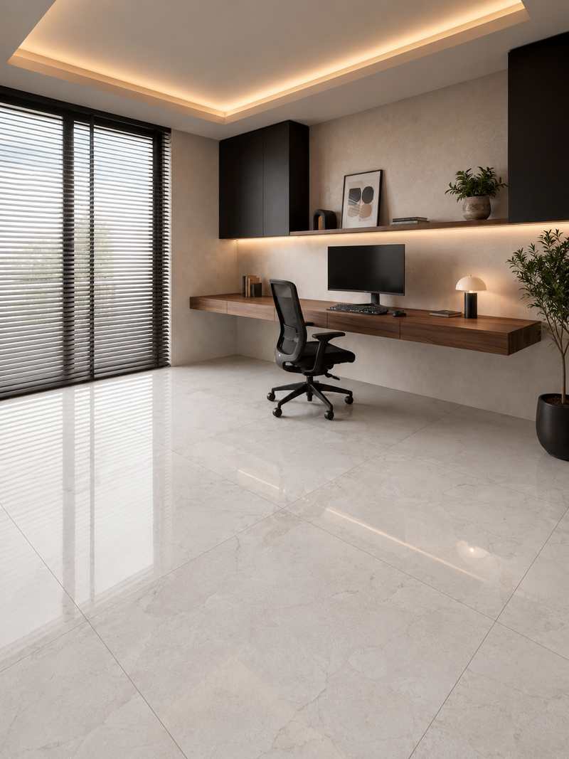Home office con Milos Gris