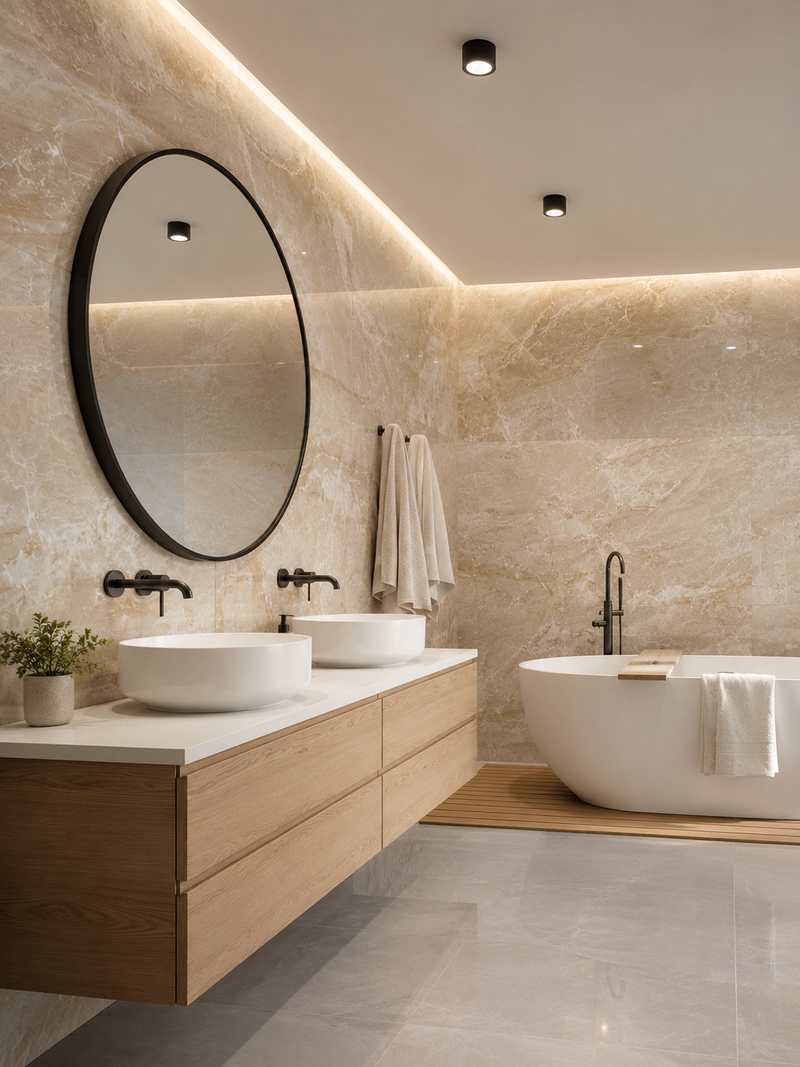 Baño con Elba