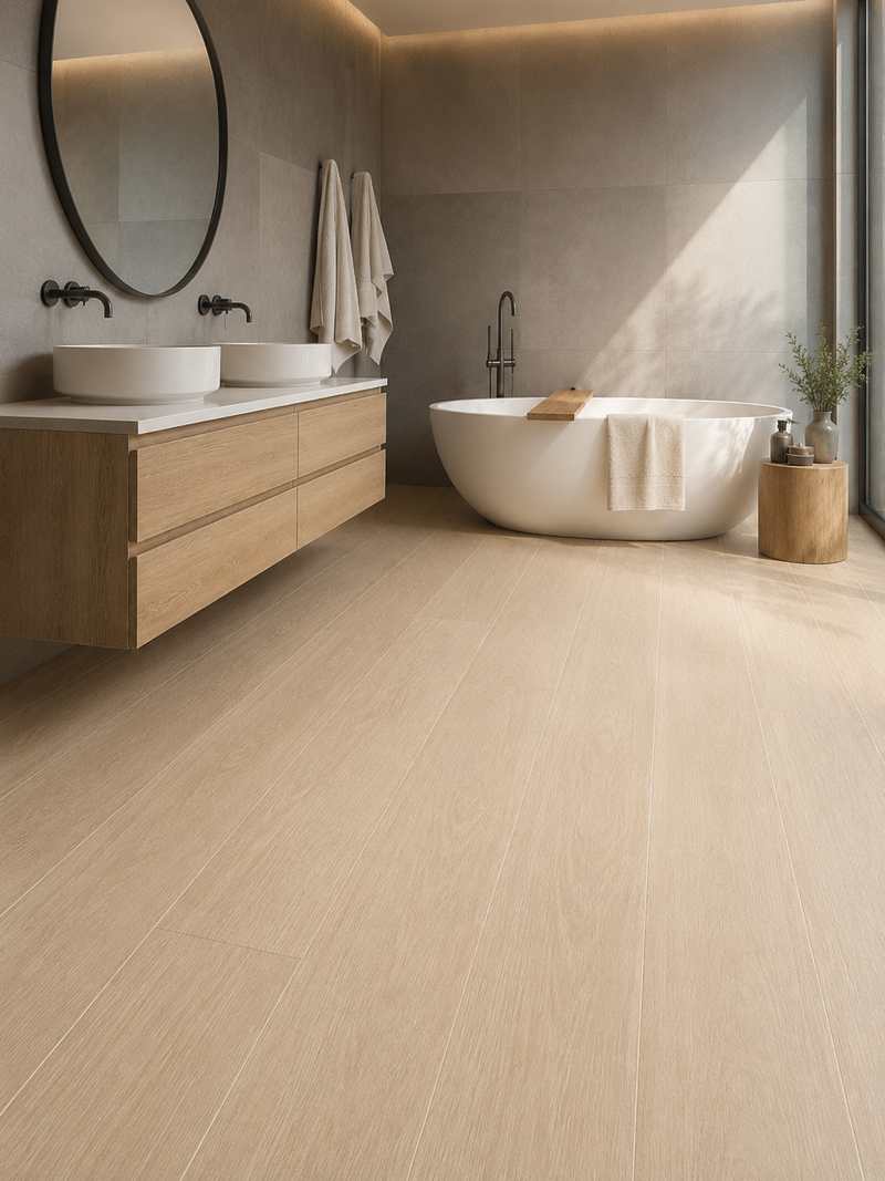 Baño con Bahia Crema