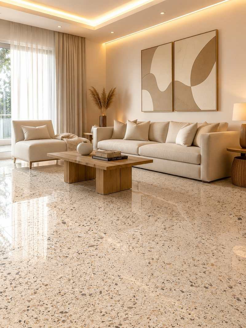 Sala con Granite Stone Beige