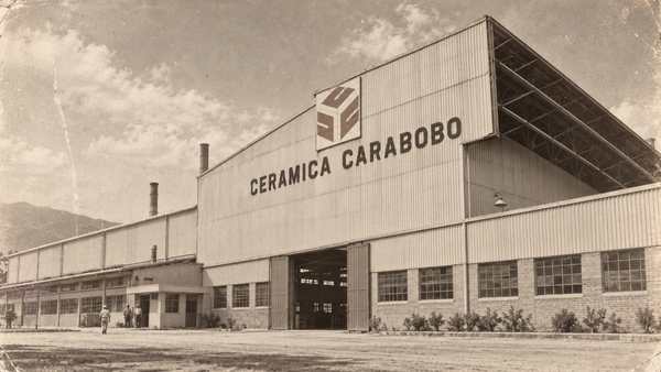 Nave de la primera planta de Cerámica Carabobo en Valencia
