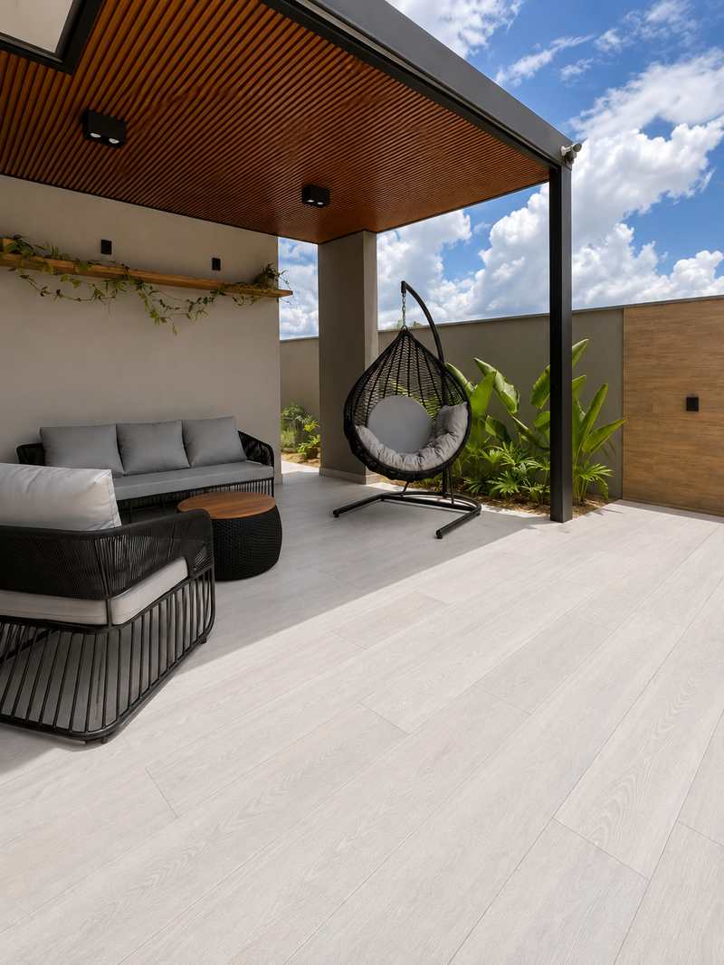 Patio con Forest Grey