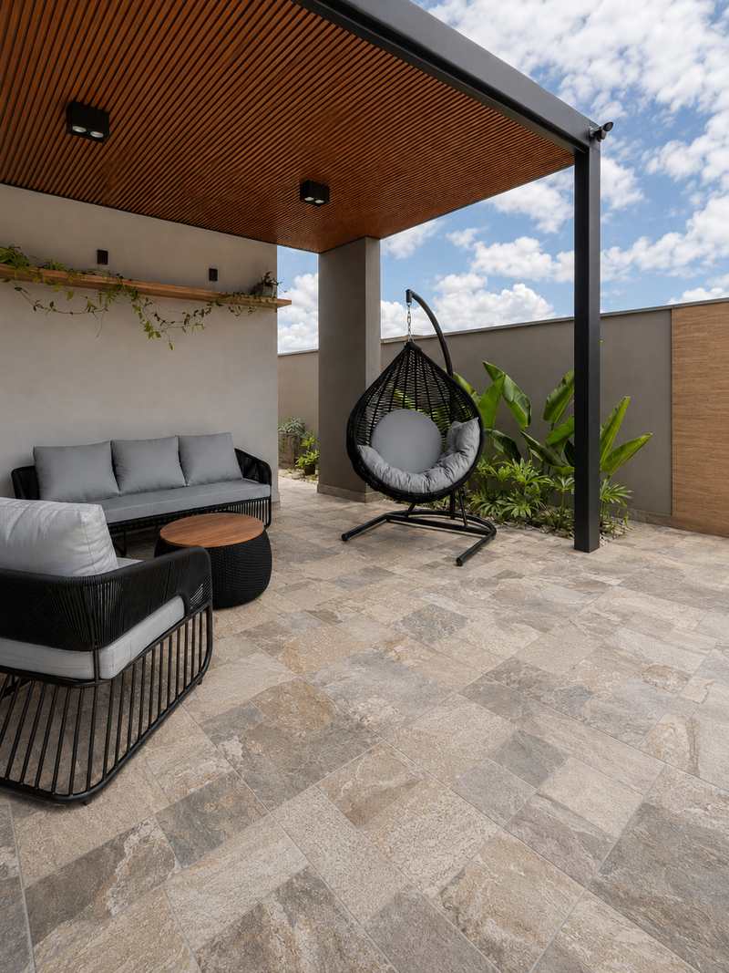 Patio con Merida Cieno