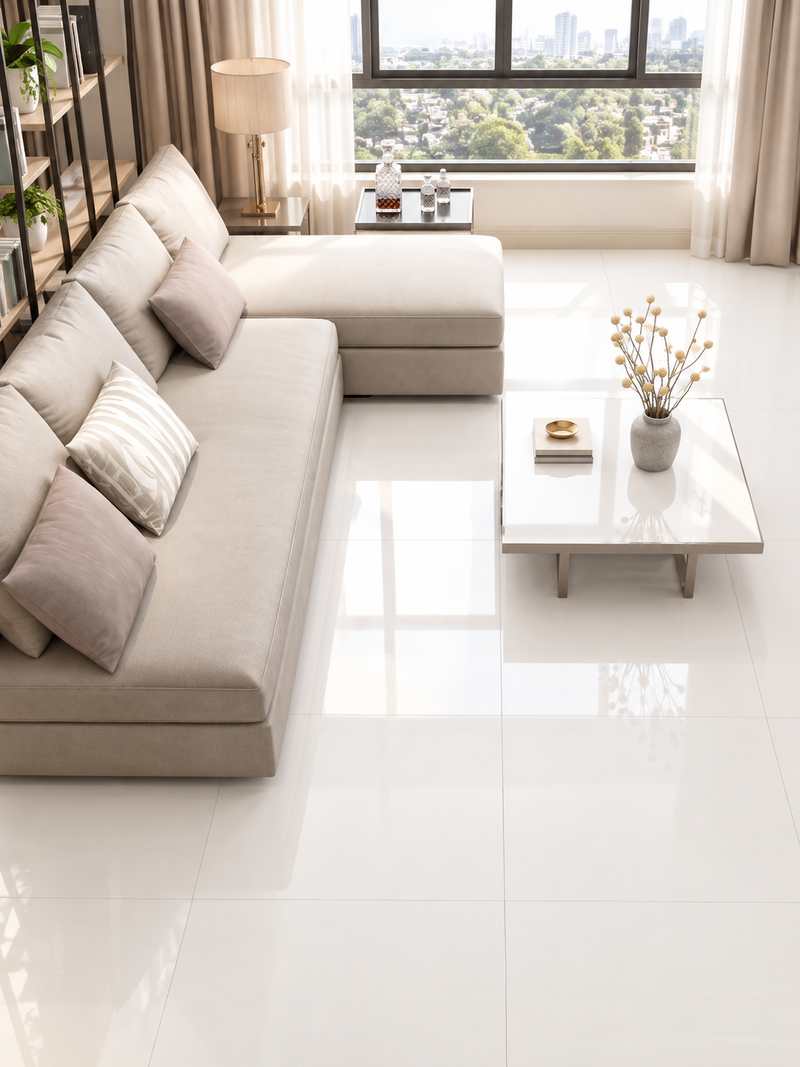 Sala con Blanco Brillante