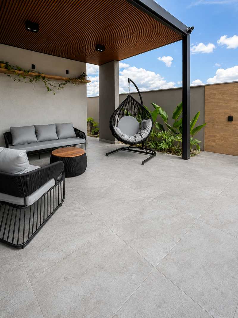 Patio con Cordillera