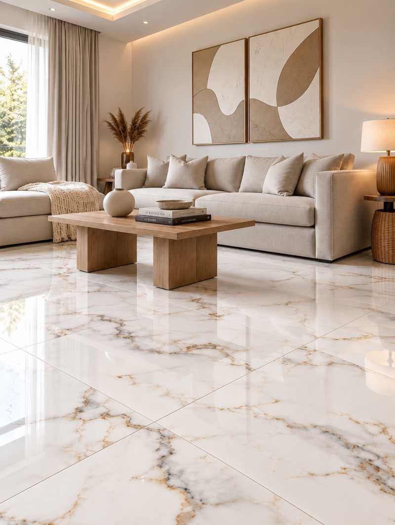 Ambiente con Carrara Gold