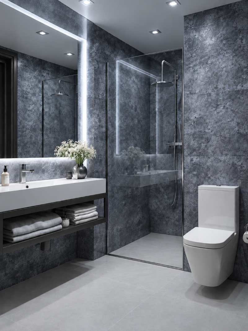 Baño con Manhattan