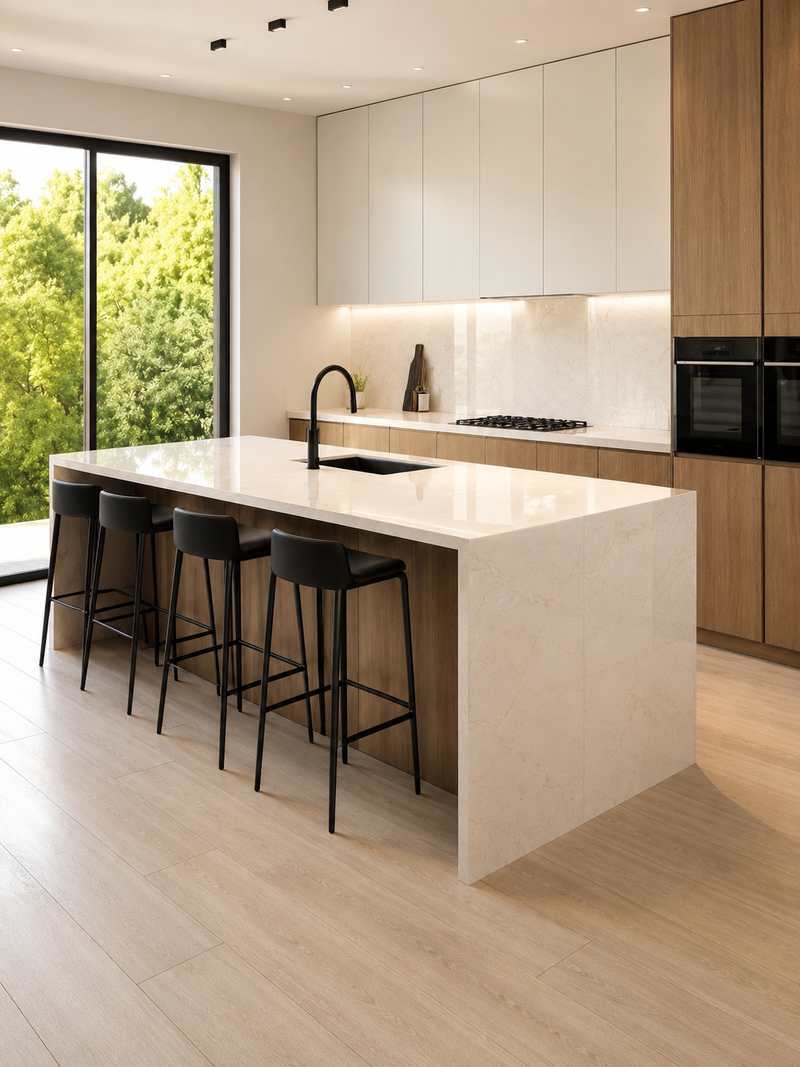 Cocina con Livorno Avorio