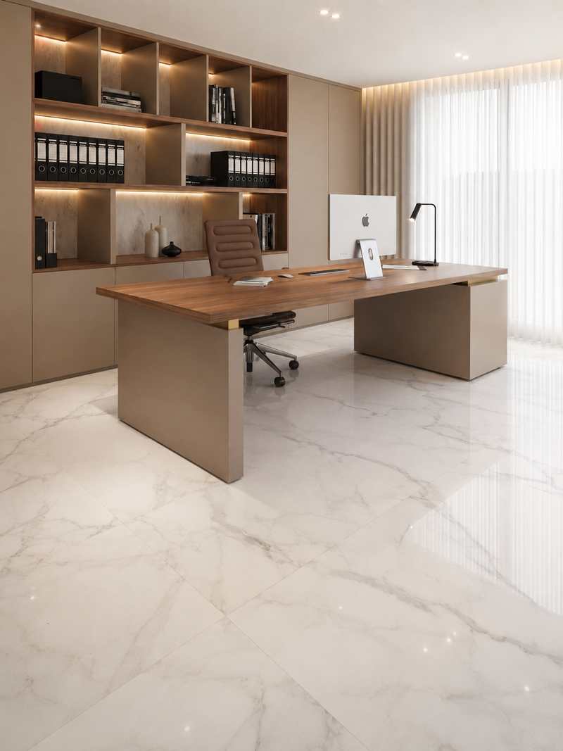 Home office con Venato Gray