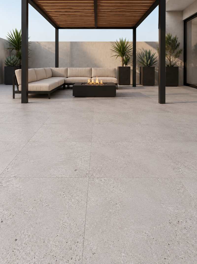 Patio con Duna Gris
